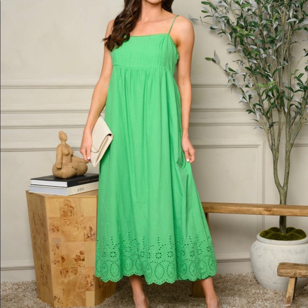 Boutique Eyelet Dress
